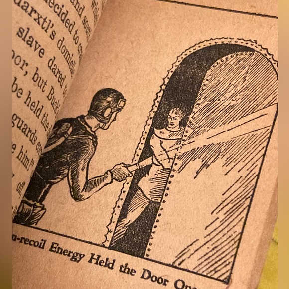 Antique 1934 Big Little Book: BUCK ROGERS ON THE MOONS OF SATURN - Picture 5 of 12